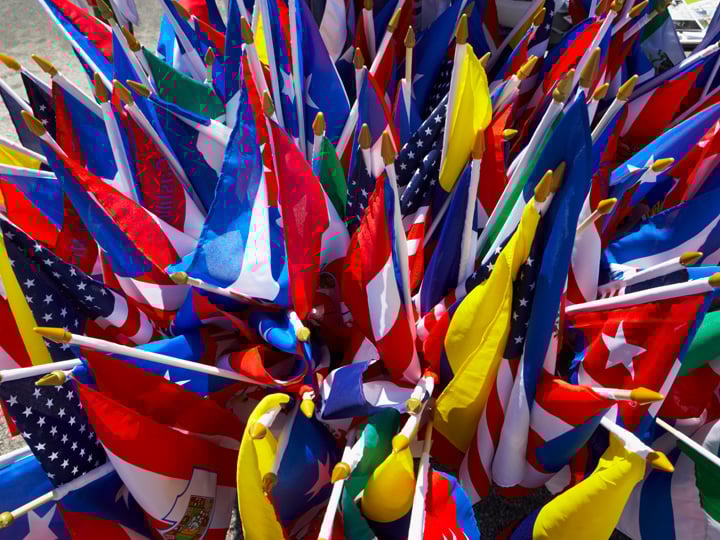 Latin America Flags